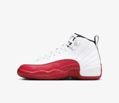 AUTHENTIC AIR JORDAN 12 Retro Cherry Red (2023) 153265-116 (GS) Youth GS size