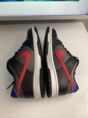 Nike GS 5Y Dunk Low Black/Blue/Red-White UNIVERSITY (FV0373-001)