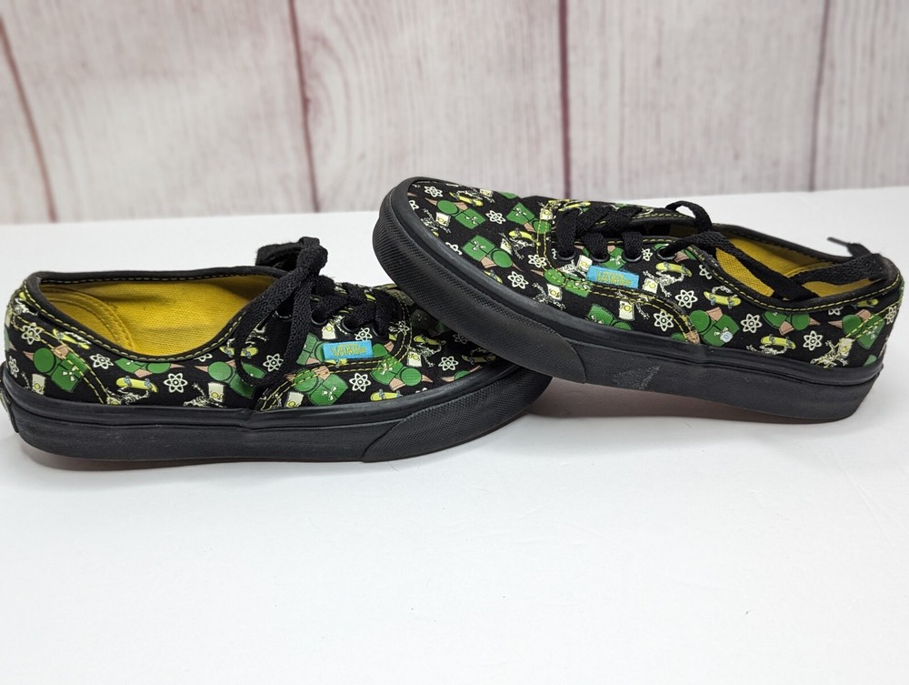 Vans x THE SIMPSONS VANS KIDS SHOES Authentic Glow In The Dark Bart Sz 3