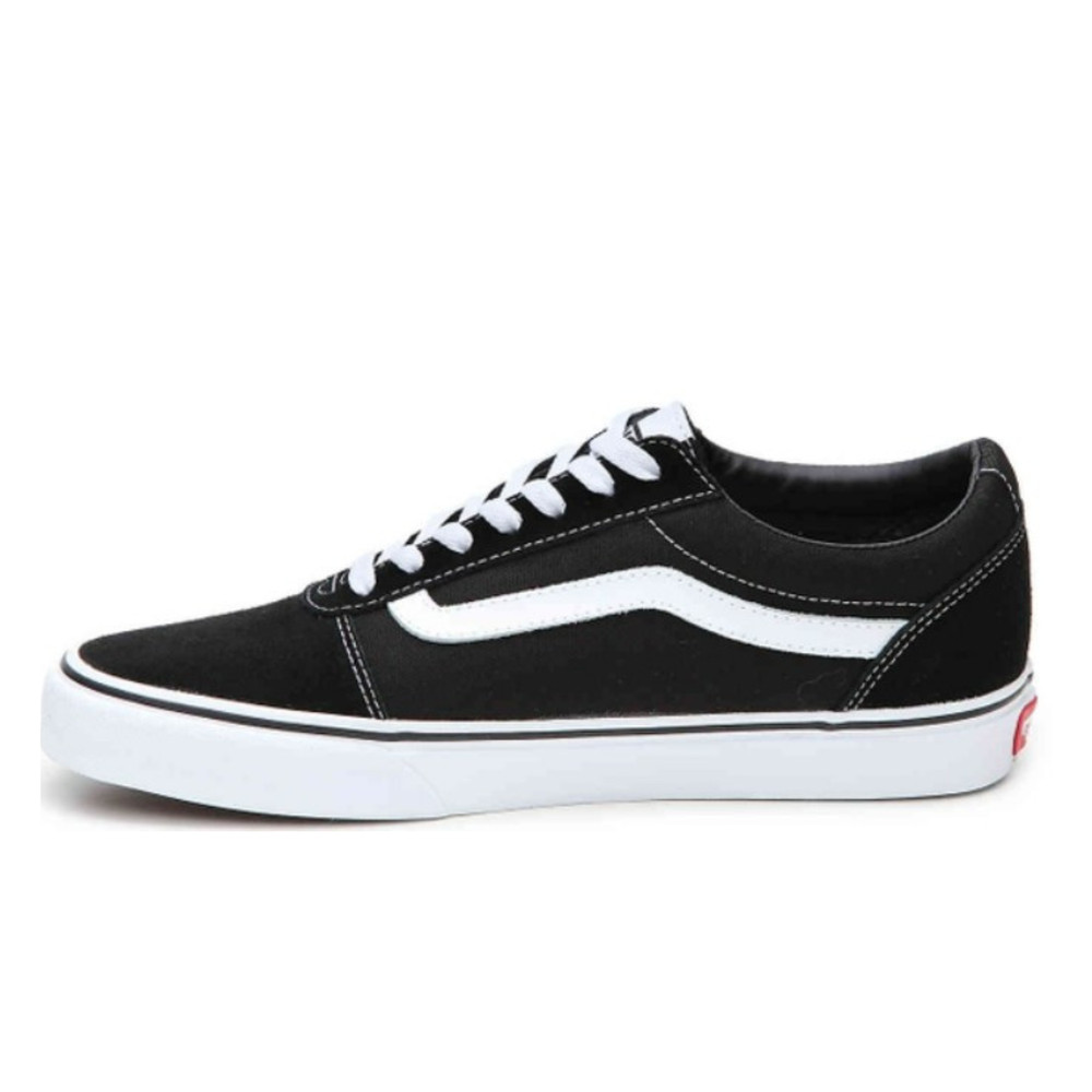 VANS Ward Black / White Kids Unisex Skate Shoes Suede / Canvas Size 13 US