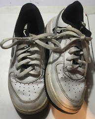 NIKE Air Force One 82’ Classic White Leather Uppers Shoes Size 12 C US 29.5 EUR