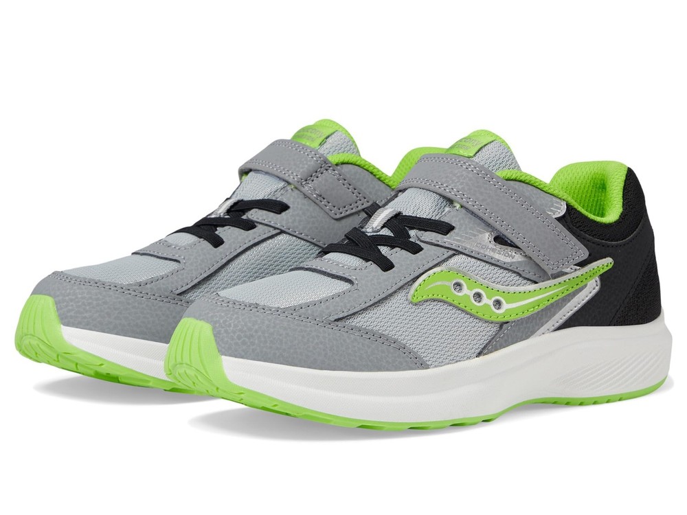 Sz 1.5 Little Kid Saucony Kids Cohesion KDZ A/C Sneakers for Kids – Leather a..