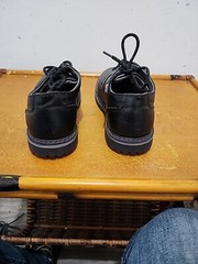 Kids Dunham Black Leather Waterproof Chukka Shoè By Freeman Size 2 M