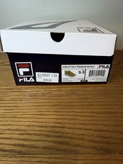 Fila Disruptor II Premium Repeat Yellow Size 5.5 with Original Box