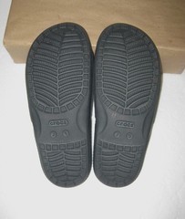 CROCS Junior Size 5 Black Iconic Comfort Slides Water Proof