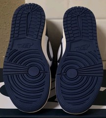 Air Jordan 1 Retro High OG GS Midnight Navy White Size 5.5y Womens 7 FD1437-401