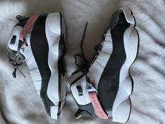 Jordan 6 Rings High Top Sneakers Boys 6.5Y Black White Pink DV3178-101