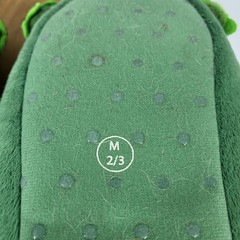 Target Green Dinosaur Plush Novelty Slippers Youth Medium 2/3 Q2/22 RN17730