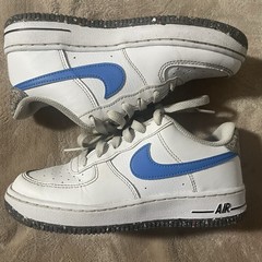 Nike Air Force 1 LV8 GS Blue Mint/White Sneakers DR3098-100 Youth 3.5