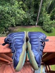 Nike Little Posite One International Blue PS Size 13C