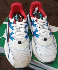 Puma RS-2K Internet Exploring Jr White Lapis Blue Sneakers 374220-02 Size 6C/5Y
