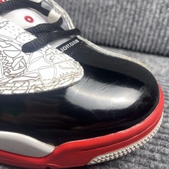 Size 7Y – Jordan Dub Zero 2022 Mid Black white Varsity Red DV1360-160
