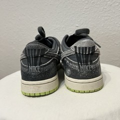 Nike Dunk Low SE PS Halloween Iron Grey Ghost Green DQ6216-001 Size 2.5y