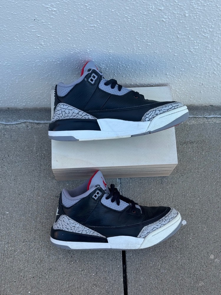 Size 1 (PS) – Jordan 3 Retro 2023 Mid Red Gray White Black