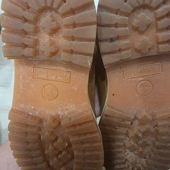Timberland Waterproof Boots Beige Brown Youth Kid Size 2Y