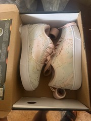 heelys pro 20 prints pink white glitter splatter wheeled sneakers youth 2