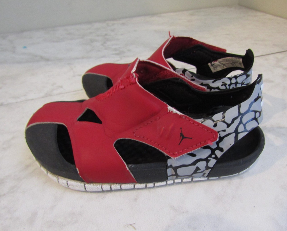 Nike Jump Man Jordan 23 Red/Black Unisex Shoe Kids Toddler Size 7 EU 23.5