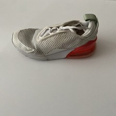 Authentic Pre-owned Air Max 270- White,Pink,Mint Green, Youth Size 1Y