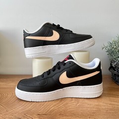 Nike Air Force 1 Low LV8 Worldwide Pack Black Shoes CN8536-001 Size 6Y GS 7.5W