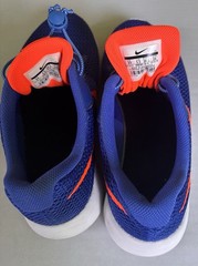 Nike Mesh Blue Orange Kids Sneakers 818381-404 Breathable Lightweight Size 6Y