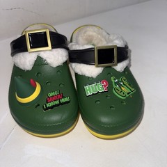 Buddy The Elf × Crocs Fleece Lined Clogs Kids Sz J 3 Christmas Character Shoes