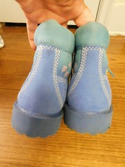 Timberland Premium x Spongebob Patrick Jelly Fish Blue Boots Kids Sz 3 Wm 5 CUTE