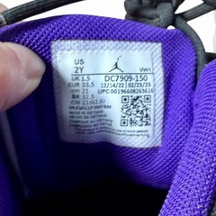 Jordan Pro Strong White Black Electro Purple (PS) Sneakers Kids 2Y DC7909-150