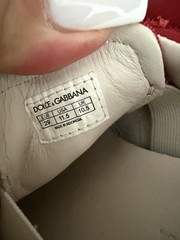 Dolce & Gabbana D&G Junior Toddler Sneakers EU 29 US 12 Italy