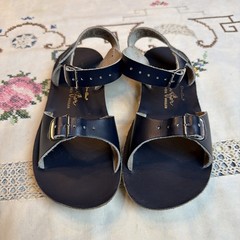 Sun San Surfer Navy Surfer Sandals Size 12 Unisex Buckle
