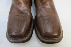 Dan Post Youth Size 2.5 D Brown Leather Buckaroo Cowboy Western Boots