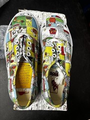 Vans Authentic x Peanuts Comics Kids Size 2.5 Sneakers Snoopy Charlie Brown