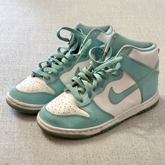 Nike Dunk High Island Mint Green 921797-300 Royal Sea Foam Teal GS Size 7Y