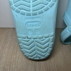 CROCS Crocband II Water Clogs Ice Blue Candy Pink White Sugar Size J 1