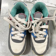 Air Spring Unisex Kids 13 Low Top Lace-Up Athletic Sneakers Fabric Multicolor