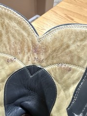 Justin Ropers Size 4.5 C Gray Leather Round Toe Western Cowboy Boots Kids Size