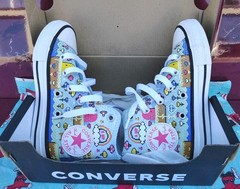 Converse All Star Gamer Hi-Top Player 1 & 2 Chuck Taylor #670170F Junior Size 11