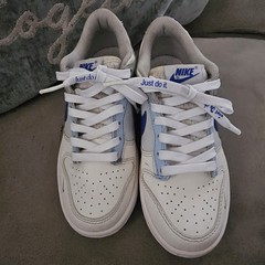 Nike „Just Do It“ Dunks Low Youth Size 3.5 Basketball Shoes Sneakers Athletic