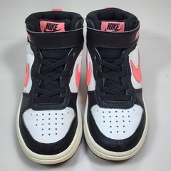 Nike Court Borough Mid 2 Sunset Pulse Black White Pink Youth Size 11C
