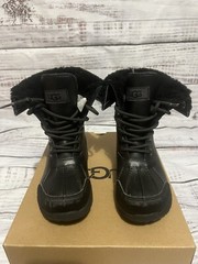 KID’S UGG BUTTE II BOOT BLACK BOOTS SIZE 12 #1098890K