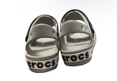Crocs grey and Blue Navy Sandals with Adjustable Straps for Kids