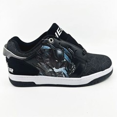 Heelys Voyager Avengers Black Silver Kids Athletic Sneaker