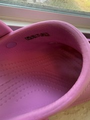 Chunky Crocs Unisex Kids Iconic Classic Clogs Taffy Pink J6 Casual Shoes Slides