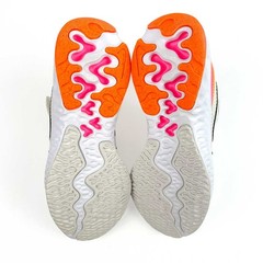 Nike Renew Run White Orange Running Shoes US Size 1Y Kids CT1436-100