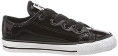 Converse Infant Chuck Taylor All Star Patent Leather Ox Black/White