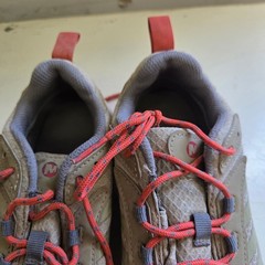 Merrell Moab Speed Low Waterproof Kids Hiking Shoes Grey Green Red MK267550 4M