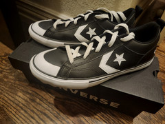 Converse Pro Blaze Black White Athletic Sneakers A08476C, Youth Size 6.5Y