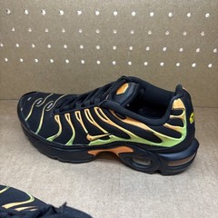 Nike Air Max Plus TN Black Volt Orange GS 655020-084 SZ 4Y or Womens Sz. 5.5