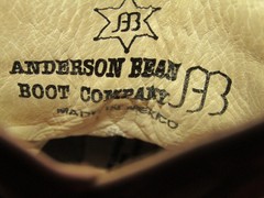 Anderson Bean Boots Pink Peace Flower Western Cowboy Kids size 10