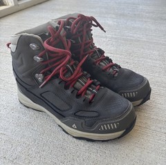 Vasque Breeze AT Hiking Boots Kids Children Size 6 Waterproof Gray Red