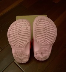 Crocs Hello Kitty Lined Clog Slip On Polka Dot Red/Pink/White Kids US 12